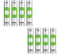 ReCyko+ 4 x AAA Rechargeable Batteries 950mAh AA Pre Charged Long Lasting 4 Pack