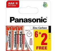 Panasonic AAA (1.5v) Zinc Carbon Batteries (also known as UM4, MN2400)