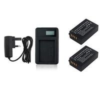 AAA PRODUCTS Charger and 2Pcs Battery for Nikon 1 (AW1, J1, J2, J3, S1, V3) and Coolpix A, P1000, DL24-500 Camera - Compatible with Nikon Charger MH-27 - For EN-EL20, EN-EL20a Battery