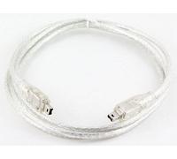 AAA PRODUCTS | Firewire Cable for Sony DCR-HC37E MiniDV Camcorder - 4 to 4 Pin i.LINK Lead (For PC & Mac)