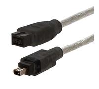 AAA PRODUCTS | HIGH GRADE - FireWire/ILINK/DV/IEEE 1394 Cable - Works with Mac & PC - Fully Moulded End Connector - For Camera, Camcorder, External Drive, Docking Station and more (4 pin - 9 pin)