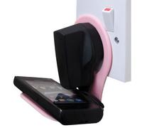 AAA PRODUCTS Mobile Phone Mains Charger Holder/Cradle - Works with Moibles, iPhone, iPod, MP3 / MP4 Player, GoPro, Action Cam, Portable Speaker (PINK)