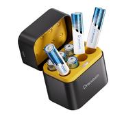 AAA Rechargeable Batteries Lithium 8 Pack with Fast Charger - 1300mWh High Capacity 1.5V Constant Output Rechargeable AAA Batteries, 2000 Cycles Long-Lasting Li-ion Triple a Batteries