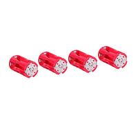 AAA to C Adapter AAA to C Battery Adapter 9×5×3 Portable 4pcs 4aaa to C Size Parallel Battery Converter Adapter Cases Red Box