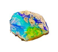 AAA Ethiopian Opal Rough Gemstones Multi Fire Welo Opal Stones for Tumbling & Jewelry Making Supplies Healing Crystals Gems Rocks Loose Gemstones, 13.4 CARAT, Gemstone, ethiopian opal
