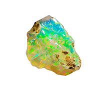 AAAA+ Natural Ethiopian Welo Opal Rough Stone (2ct - 13ct Pcs) - Ultra Fire Striking Raw Crystal | Handpicked Opal Rock for Jewelry Making | October Birthstone Gemstone, 5, Gemstone, Opal