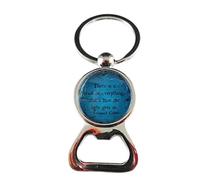 aaaAA Cohen Quote | Inspirational Quote Bottle Opener | Glass Bottle Opener | Gift Idea | Leonard Cohen | There is A Crack in Everything | Encouraging Quote