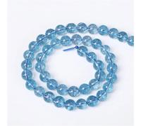 AAAAA Natural Quartz Topazs Beads Crystal Beads Natural Stone Beads for Jewelry Making DIY Necklace Bracelet Blue Topazs 10mm 36pcs
