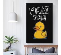 aaaaab What The Duck Bathroom Prints for Walls For Home Modern Decoration Paintings Wall Art 12x18inch(30x45cm)