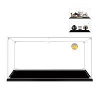 AAABOX Transparent Display Case 50 x 20 x 25 cm, 3 mm Acrylic Display Box for 3 Pieces Lego Star Wars Helmet, Anti Dust Box for Jazz Quartett 21334 and 21030, 42112, 75277, 75276, 75304, 76165 750