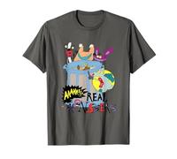 Aaahh!!! Real Monsters Group Trash Can Collage Cartoon T-Shirt