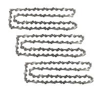 AAAQQ 18 Inch Chainsaw Chain 3/8" LP Pitch, .050" Gauge, 62 Drive Links,Top Quality Replacement Semi Chain Fits Poulan, Kobalt, Echo, Ego, Greenworks and More- S62（3 Chain）