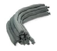 Aabaco Universal Absorbent Socks - Snake for Oil and Water - 3” x 48” - Absorbing up to 10 Gallons - Super Poly Sock Absorber for Spill by Garage Door or Basement Floor - Pack of 10 (10)