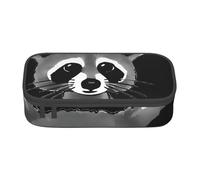 AABBfdg Large Capacity Cartoon Cute Raccoon Pencil Case, Makeup Bag, Pencil Bag, Office Supplies, College Essentials