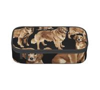 AABBfdg Large Capacity Golden Retrievers Pencil Case, Makeup Bag, Pencil Bag, Office Supplies, College Essentials