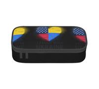 AABBfdg Large Capacity I Stand WithUkraine Pencil Case, Makeup Bag, Pencil Bag, Office Supplies, College Essentials