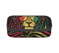 AABBfdg Large Capacity Lion with Sunglasses Pencil Case, Makeup Bag, Pencil Bag, Office Supplies, College Essentials