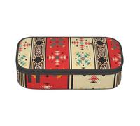 AABBfdg Large Capacity Navaho Style Pencil Case, Makeup Bag, Pencil Bag, Office Supplies, College Essentials