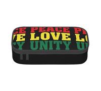AABBfdg Large Capacity Peace and Love University Pencil Case, Makeup Bag, Pencil Bag, Office Supplies, College Essentials