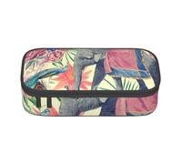 AABBfdg Large Capacity Peacock Feathers Elephant Pencil Case, Makeup Bag, Pencil Bag, Office Supplies, College Essentials