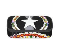 AABBfdg Large Capacity State Emblem of Northern Mariana Islands Pencil Case, Makeup Bag, Pencil Bag, Office Supplies, College Essentials