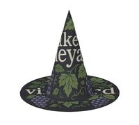 AABBfdg Pack of 2, Lakes Vineyard Halloween Hat, Witch Hat, Fancy Dress, Cosplay Accessory, Party Decoration, One Size