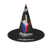 AABBfdg Pack of 2, Philippine gesture Halloween Hat, Witch Hat, Fancy Dress, Cosplay Accessory, Party Decoration, One Size