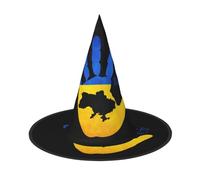 AABBfdg Pack of 2, Ukrainian gesture Halloween Hat, Witch Hat, Fancy Dress, Cosplay Accessory, Party Decoration, One Size