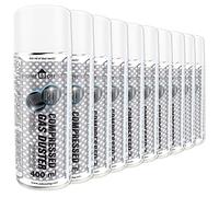 AABCOOLING 10x400 ml Cleaning Spray Home&Office Compressed Gas Duster 400ml K4, Air Can for Cleaning Computers, Office Supplies, Computer Vacuums, PC Air Duster, Office Equipment Cleaners