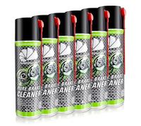 AABCOOLING Bike Disc Cleaner Spray 6x 500ml, Powerful Degreaser, Brake Cleaner, Blasts away dust, oils, greases from Bicycle Parts, helps Prevent Squeal, Improves Performance, for Rotors Pads Calipers