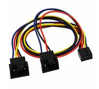 AABCOOLING C19-4-Pin PWM Fan Splitter Cable, Y-Adapter for 2 PC Case Fans, 30 cm, 3-Pin Compatible, DC 5-12V