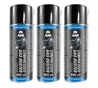AABCOOLING Compressed Gas Duster 3 x 400ml - Air Duster for Cleaning Computer, Keyboard, and Other Office Equipment, Air Compressor, PC, Keyboard Cleaner, Aerosol Duster, Can Computer Cleaning Kit