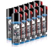 AABCOOLING Gas Leak Detector TECH 12x 300ml Leak Spray for Gas Systems, Gas Leak Tester for Safety Checks on Manifolds, Stopcocks and Regulators - Test Foam, Test Spray, Gas Pressure Leak, Finder