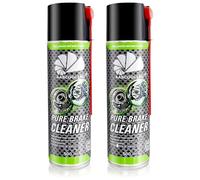 AABCOOLING Pure Brake Cleaner 2x 500ml - Bike Disc Degreaser Spray, Chain Cleaner, Fast-drying, Residue-free, Removes oil, grease, dust, for Rotors, pads, calipers, Reduces squeal, MTB, road, e-bike