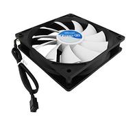 AABCOOLING Silent Force Fan 12 - Quiet 120mm PC Case Fan, 12V, 12.9 dB(A), 97 m3/h, 1100 RPM, 3-Pin, FDB Bearing, with 4 Anti-Vibration Pads
