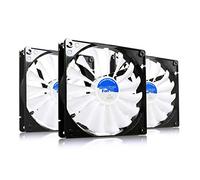 AABCOOLING Silent Force Fan 14 - Silent and Efficient 140mm Fan with 4 Anti-vibration Pads, 140mm Case Fan, CPU Cooling Fan, Air Cooler, Quiet Fan - Value Pack 3 Pieces, 8.6 dB(A), 58.9 CFM, 600 RPM