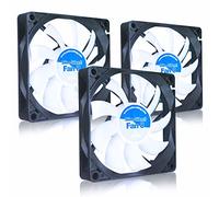 AABCOOLING SLIM Silent Fan 8 - Silent Low Profile 80mm PC Fan with 4 Anti-vibration Pads, Computer Cooling Fan, 8cm - Value Pack of 3 Pieces, 13.9 dB(A), 16.1 CFM, 1600 RPM