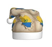 aabkjgfr Rwanda Position Flag Map Print Adult Santa Hat,Soft And Comfortable Santa Hat,Suitable For New Year'S Holiday Parties,Indoors And Outdoors.