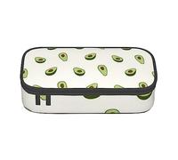 AABSTBFM Avocado Printed Pencil Case Cute High Capacity Pen Pencil Pouch Bag with Zipper - Versatile and Durable for School, Office, and Travel