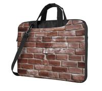 AABSTBFM Brick Red Stone Printed Laptop Bag Case 13 inch Laptop Sleeve Bag - Modern Laptop Shoulder Bag Computer Bag for Business Travel School Office