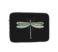 AABSTBFM Dragonfly Black Printed Laptop Sleeve For 12 Inch Laptops, Shockproof Oxford Fabric Laptop Protective Case For Daily Use, Travel, Business Trips, School, Office, Everyday Use