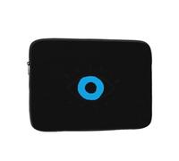AABSTBFM Evil Eye Printed Laptop Sleeve For 13 Inch Laptops, Shockproof Oxford Fabric Laptop Case For Daily Use, Travel, Business Trips, School, Office