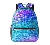 AABSTBFM Glitter Sequin Spot School Backpack Lightweight College Rucksack Causal Travel School Bags With Zipper School Daypack For Girls Boys