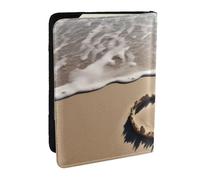 AABSTBFM Love Symbol in Beach Prints Passport Holder 6.5 in