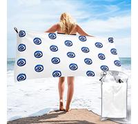 AABSTBFM Microfiber Quick Dry Beach Towel - Evil Eyes Printed Super Absorbent Fast Drying Bath Towels For Travel,Camping,Gym,Beach,Swimming,Yoga
