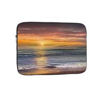 AABSTBFM Sunset Beach Printed Laptop Sleeve For 13 Inch Laptop, Shockproof Oxford Fabric Laptop Protective Case Laptop Bag