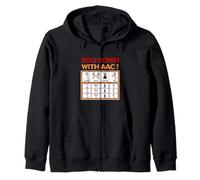 AAC Awareness Alternative Communication You Down With AAC Zip Hoodie