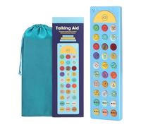 AAC Communication Device, 6 Programmable and 24 Pre Set Iconic Buttons, Non Verbal Communication Tools for Kids & Adults, Sensory Toys for Autism