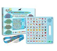 AAC Device for Autism with Lanyard, Communication Support for ALS, TBI Talking aid, Speach Tool for Non Verbal and Stroke Survivors, Apraxia & Aphasia Talking Help, Intuitive Audio, 8 Languages