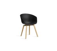 AAC22 Dining Chair Oak/ Black